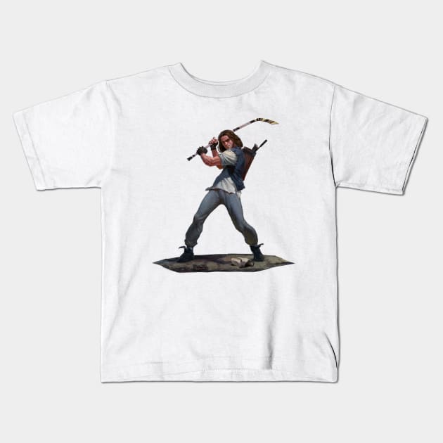 Casey Jones Kids T-Shirt by nikitanv